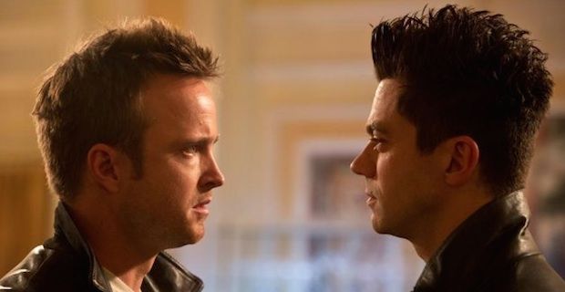Aaron Paul and Dominic Cooper in Need for Speed